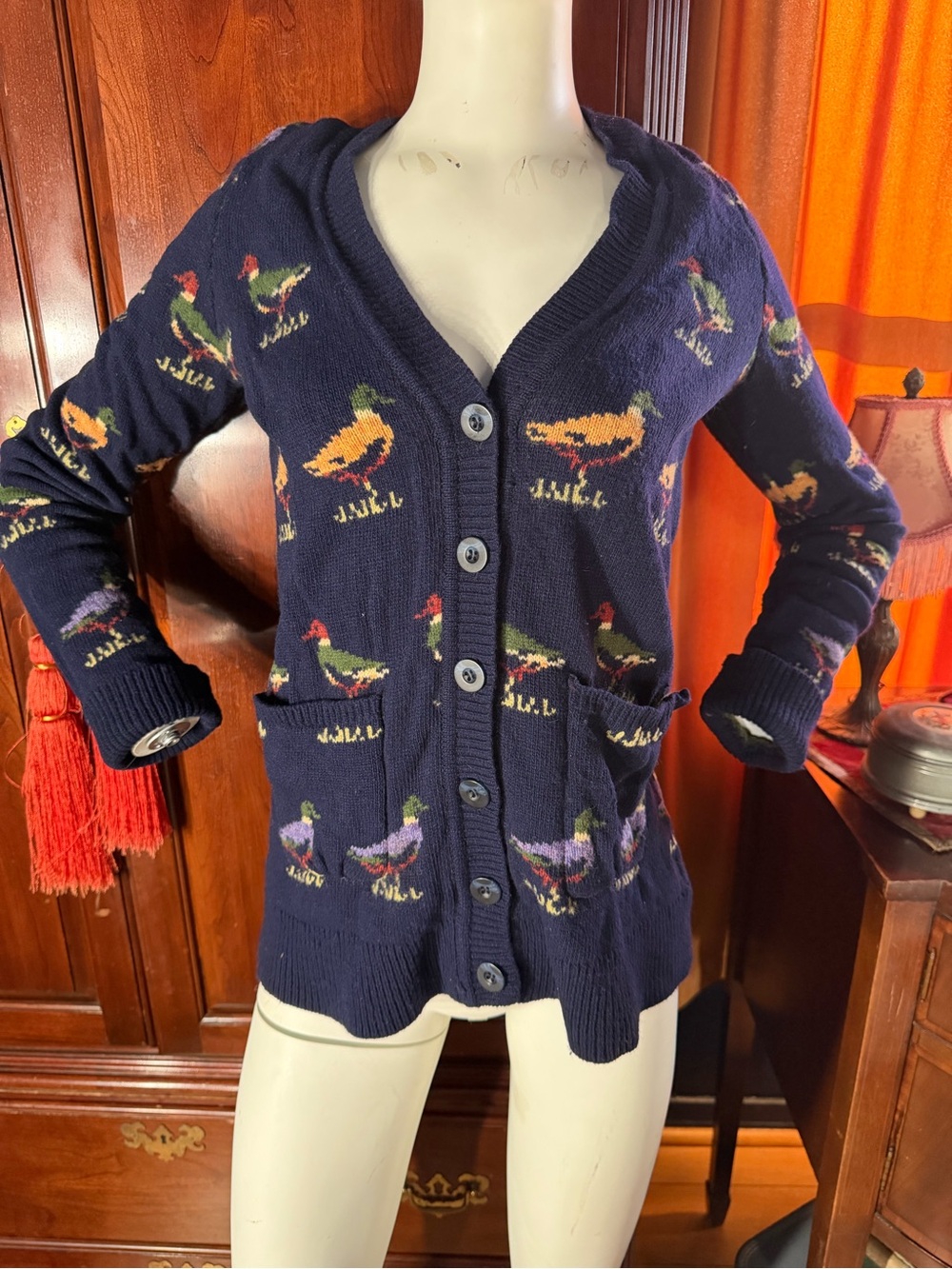 Anthropologie Mallard 🦆 Bay cardigan sweater